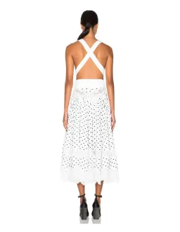 Zimmermann Empire Dot Apron Dress Print Size 2/ Au 12 for rent on The Volte - image 2