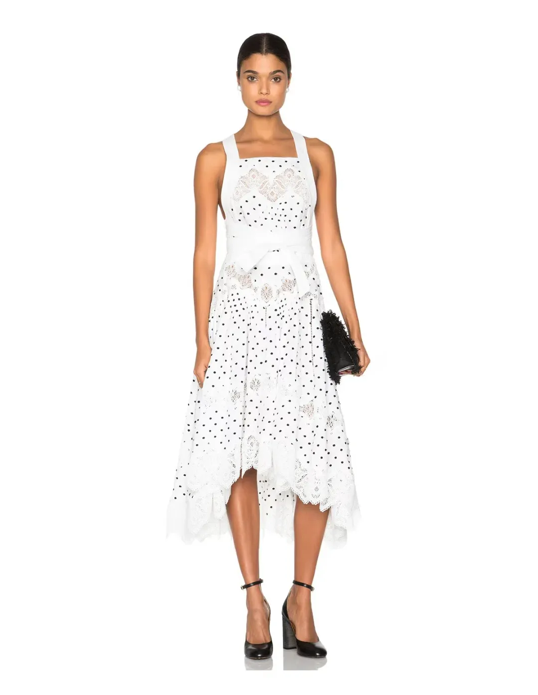 Zimmermann Empire Dot Apron Dress Print Size 2/ Au 12 for rent on The Volte - main image