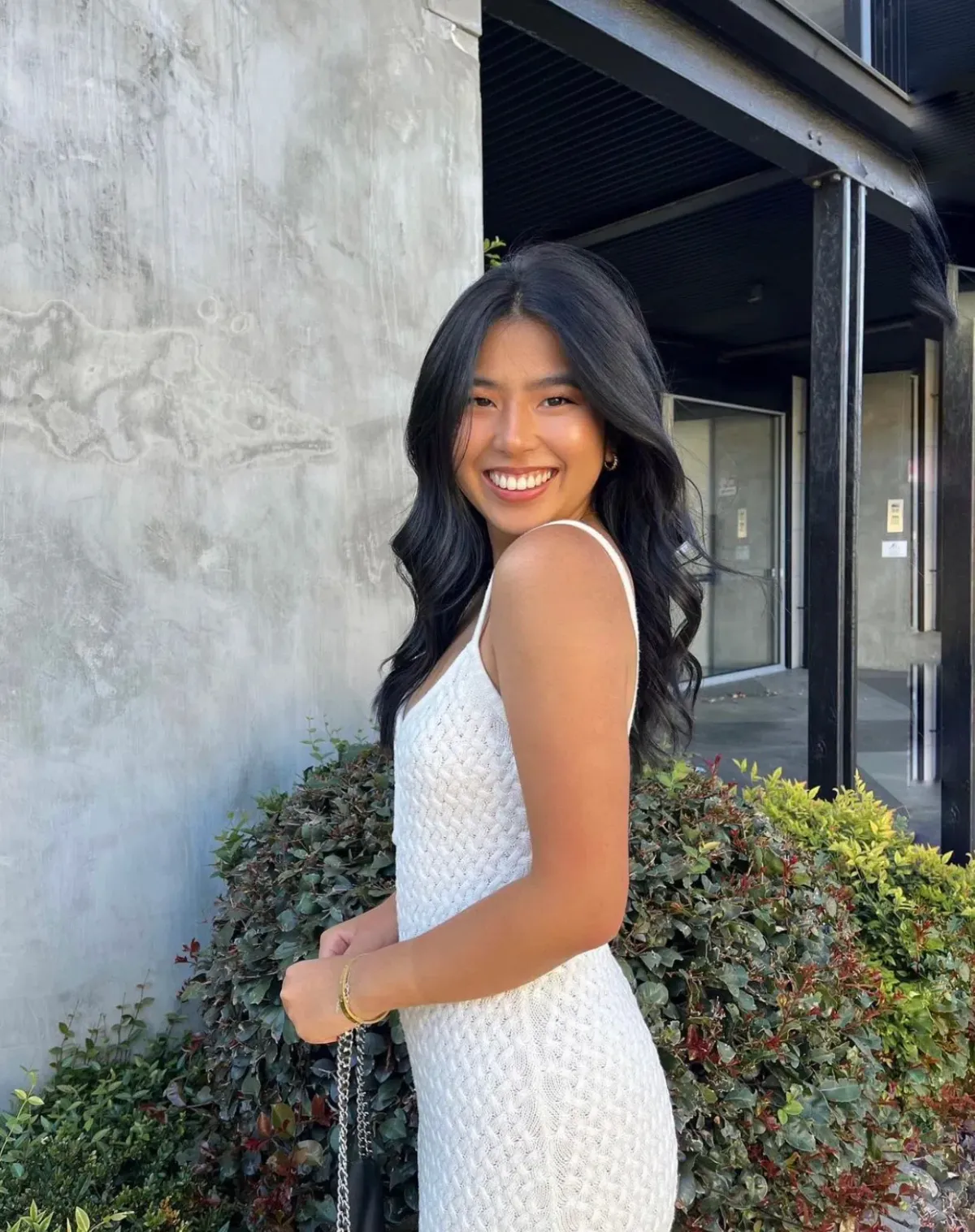 Bec & Bridge Effie Knit Key Maxi Dress Ivory Size 8 - Image 5