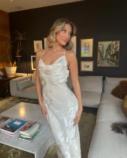 Rat & Boa Primrose Maxi Dress White 6 for rent on The Volte - image 2