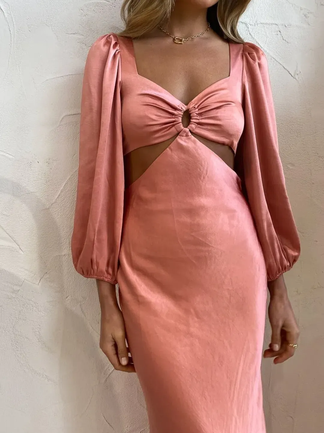 Issy Perfect Stranger Dress Spiced Coral Size 8 for rent on The Volte - main image