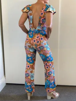 Dodo Bar Or Jenny Jumpsuit Print Size 8 for rent on The Volte - image 4