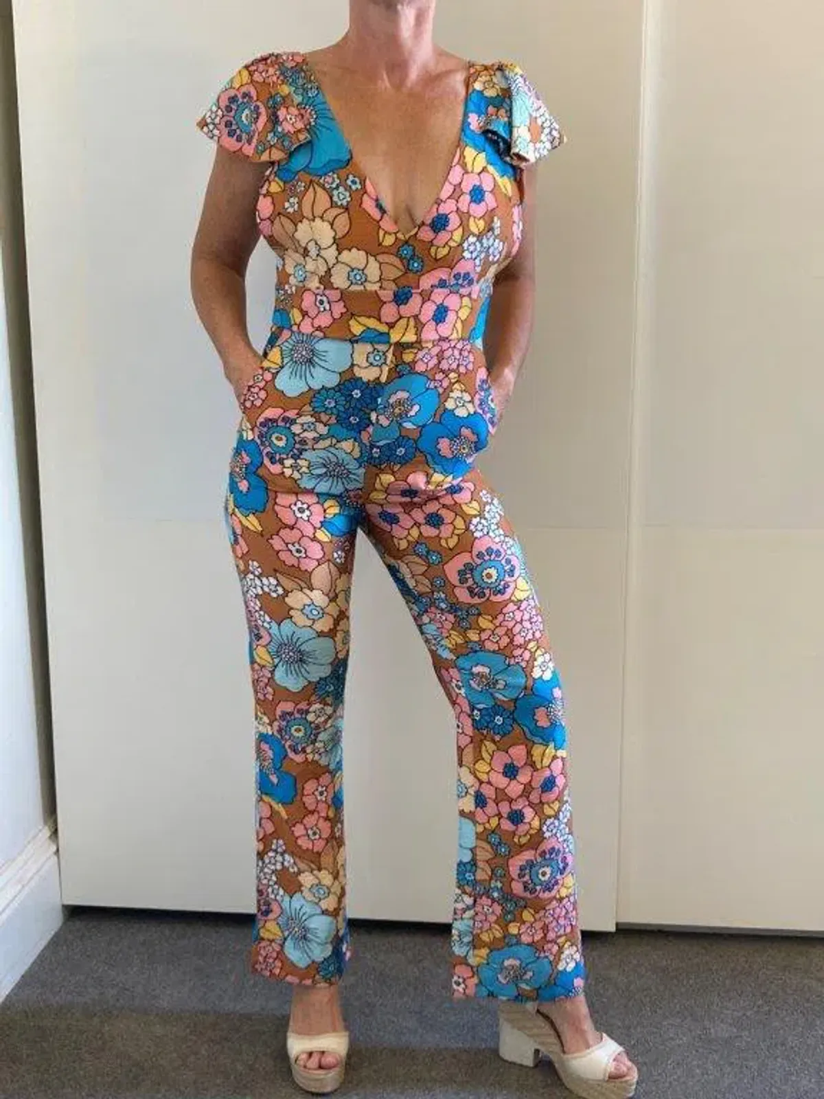 Dodo Bar Or Jenny Jumpsuit Print Size 8 - Image 3