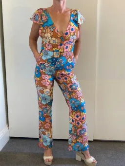 Dodo Bar Or Jenny Jumpsuit Print Size 8 for rent on The Volte - image 3