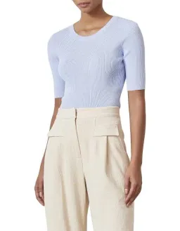 Bec & Bridge Astrid Knit Tee and Anika Pants Set Blue Size 10 for rent on The Volte - image 8