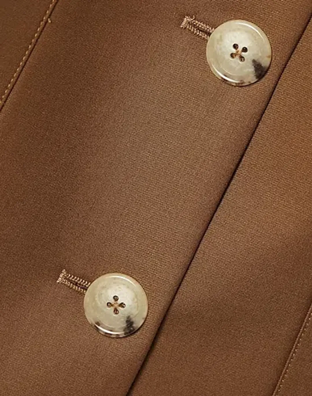 Anna Quan Portia Single Breasted Tailored Dress Brown Size 10 for rent on The Volte - main image