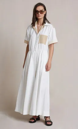 Bec & Bridge Sedona Shirt Dress White Size 10 for rent on The Volte - image 6