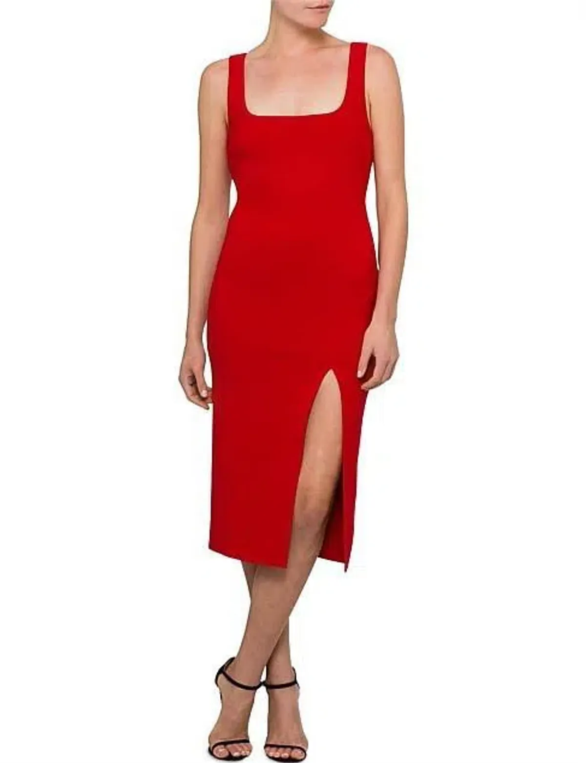 Bec & Bridge C'est Cool Midi Dress Red Size 6 for rent on The Volte - main image