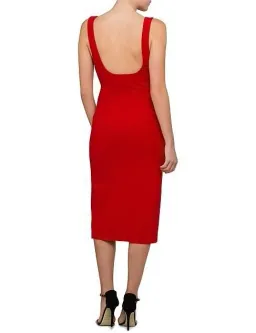 Bec & Bridge C'est Cool Midi Dress Red Size 6 for rent on The Volte - image 2