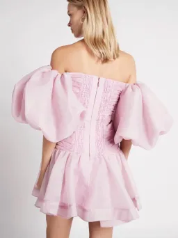 Aje Myriad Cut Out Mini Dress Lilac Size 14 for rent on The Volte - image 4