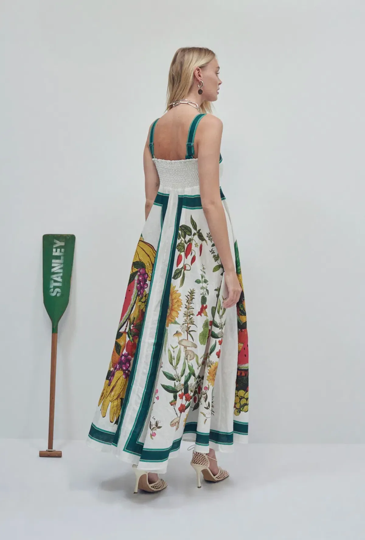 Alemais Frutta Midi Sundress Print Size 8 - Image 2