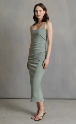 Bec and Bridge Be Mine Square Neck Dress in Sage Green Size 6 for rent on The Volte - image 3