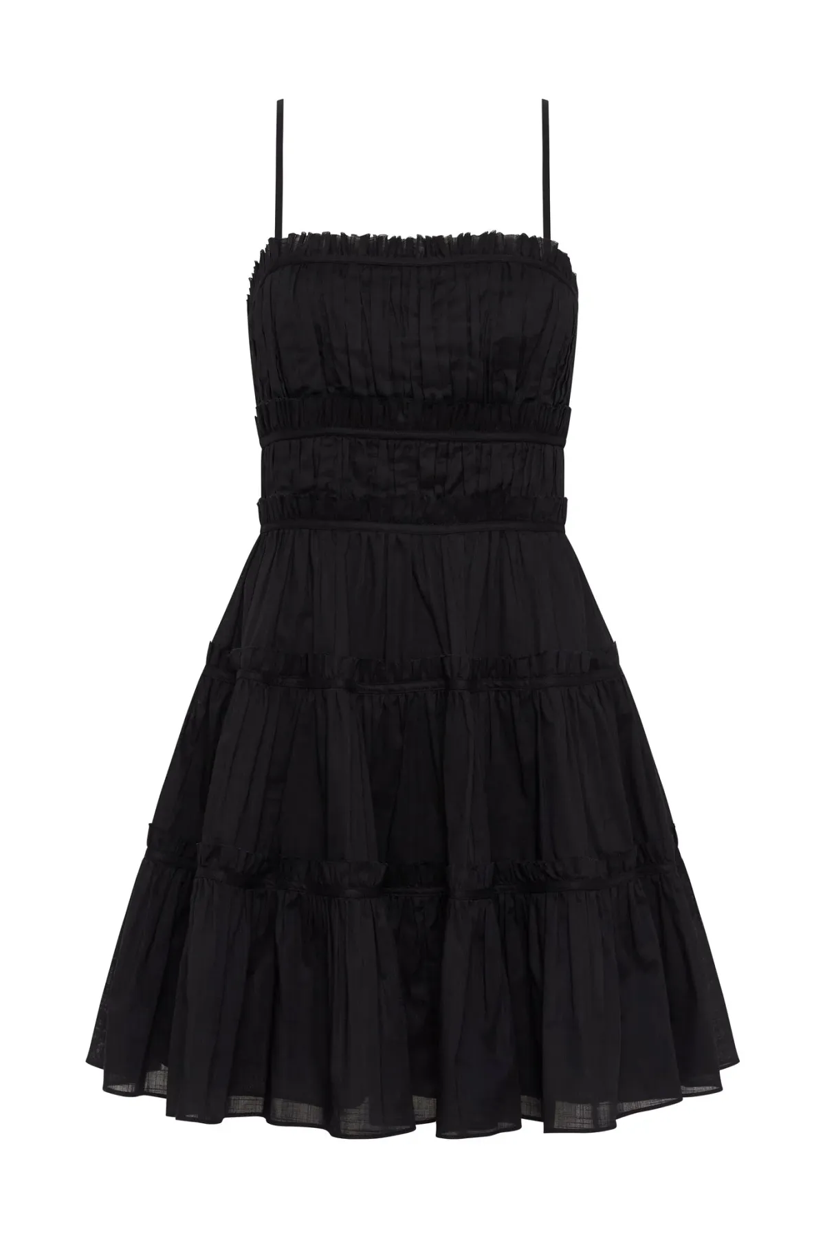 Aje Breathless Mini Dress Black Size 12 - Image 4