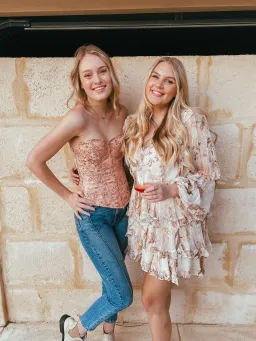 Shona Joy Nina Balloon Sleeve Frill Mini Dress Print Size 12 for rent on The Volte - image 4