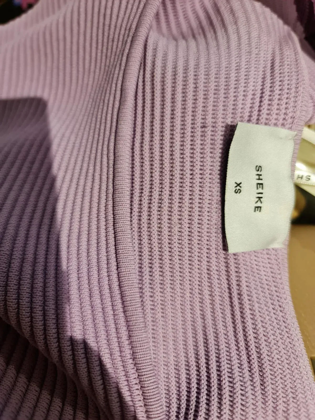 Sheike Bonnie Knit Midi Dress Lilac Purple Size 6 - Image 6