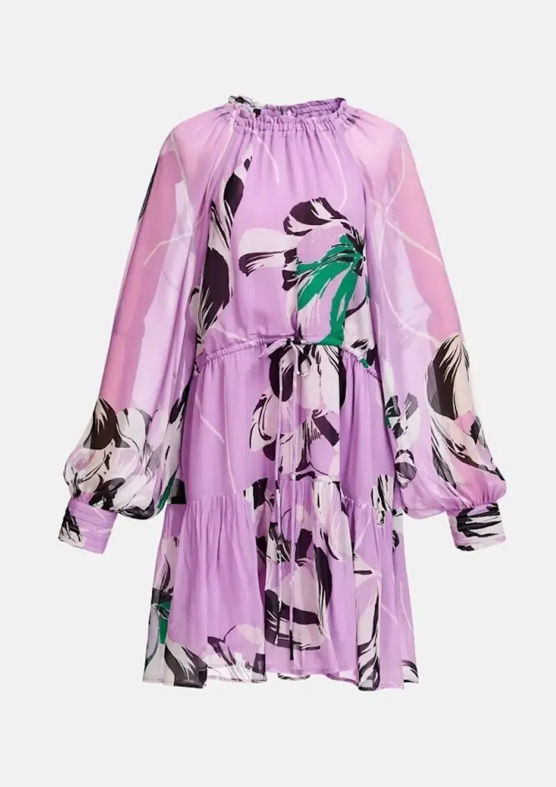 Essentiel Antwerp Aubrey Mini Dress Lilac Rain Size 10 for rent on The Volte - main image