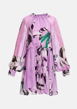 Essentiel Antwerp Aubrey Mini Dress Lilac Rain Size 10 for rent on The Volte - image 4
