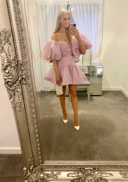 Aje Myriad Cut Out Mini Dress Pink Size 12 for rent on The Volte - image 9