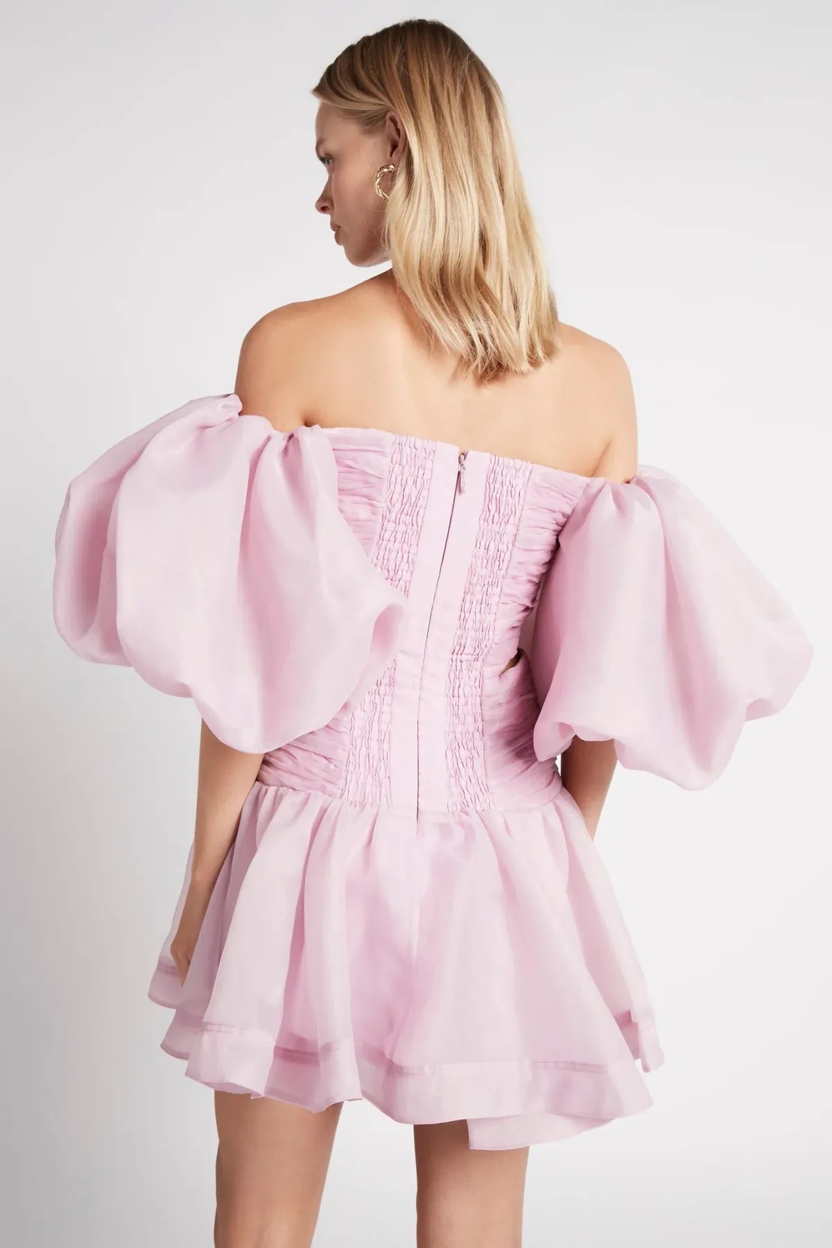 Aje Myriad Cut Out Mini Dress Lilac Size 8 / S - Image 2