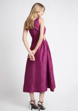 Aje Chateau Cut Out Dress Purple Size 10 for rent on The Volte - image 2