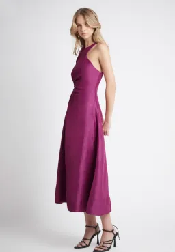Aje Chateau Cut Out Dress Purple Size 10 for rent on The Volte - image 6