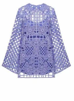 Alice McCall Jacaranda Citadel Shift Dress Purple Size 8 for rent on The Volte - image 4