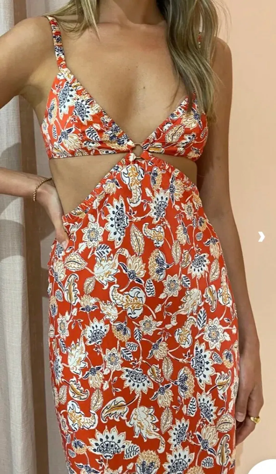 Bec & Bridge Ruby Maxi Dress Print Size 8 for rent on The Volte - main image