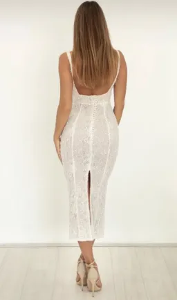 Pallas Couture Georgia Dress White Size 12 for rent on The Volte - image 2