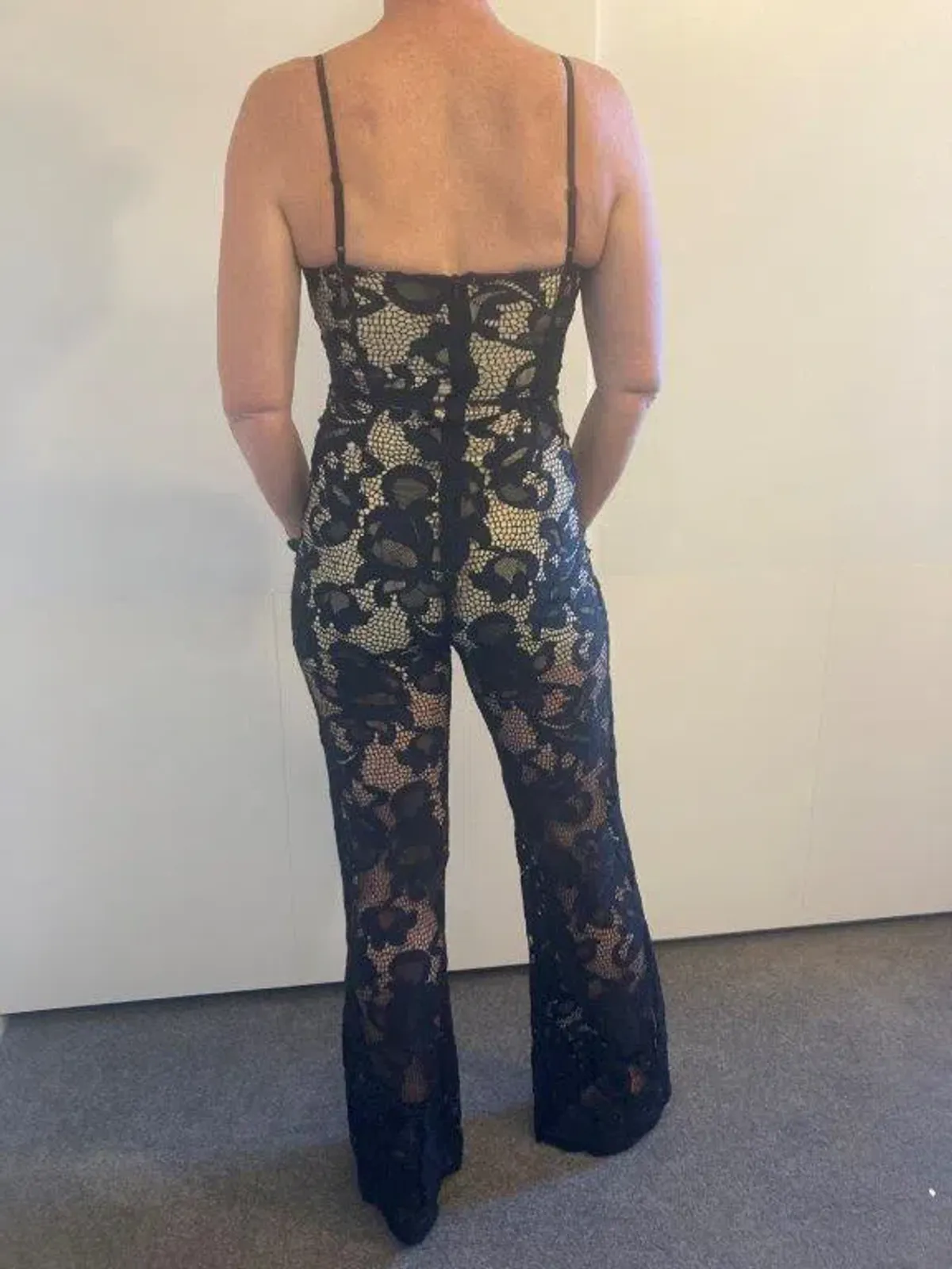 Winona Queen of Lack Jumpsuit Lace Size 8 - Image 2