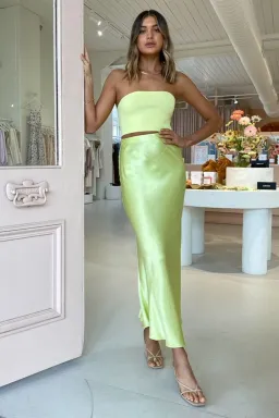 Bec and Bridge Citrus Sweetie Maxi Skirt Citrus Size 8 for rent on The Volte - image 1