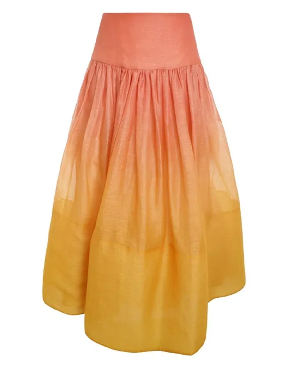 Zimmermann Postcard Ruffle Bodice and Maxi Skirt Set Ombre Sunshine Size 12 - Image 3