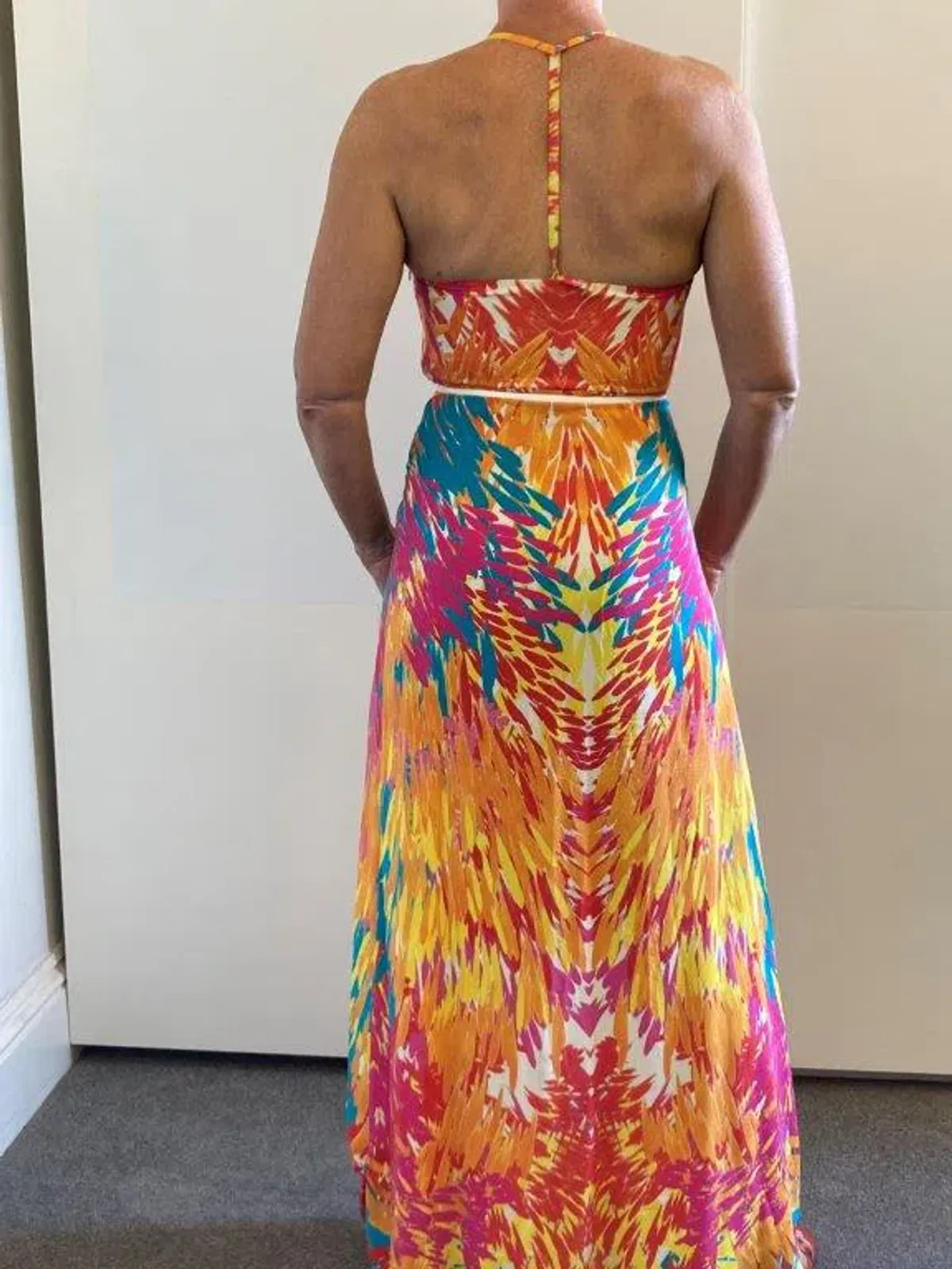 Kookai Summer Maxi Dress Print Size 8 - Image 2
