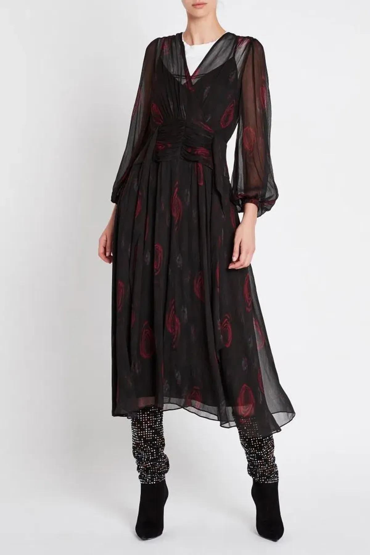 Sass and Bide Light As Air Dress Print Size 8 for rent on The Volte - main image