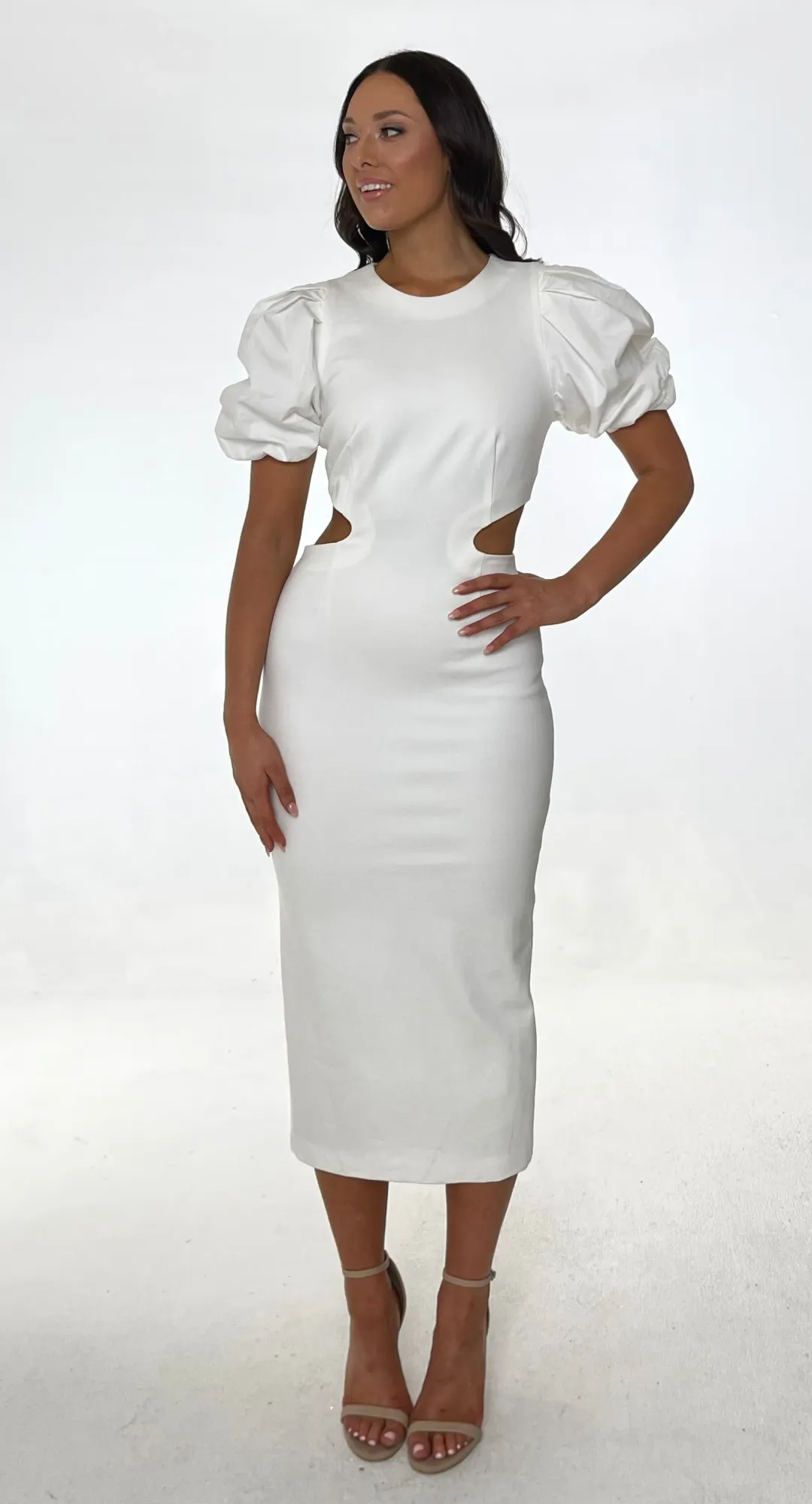 Elliatt Suffage Dress White Size 6 for rent on The Volte - main image