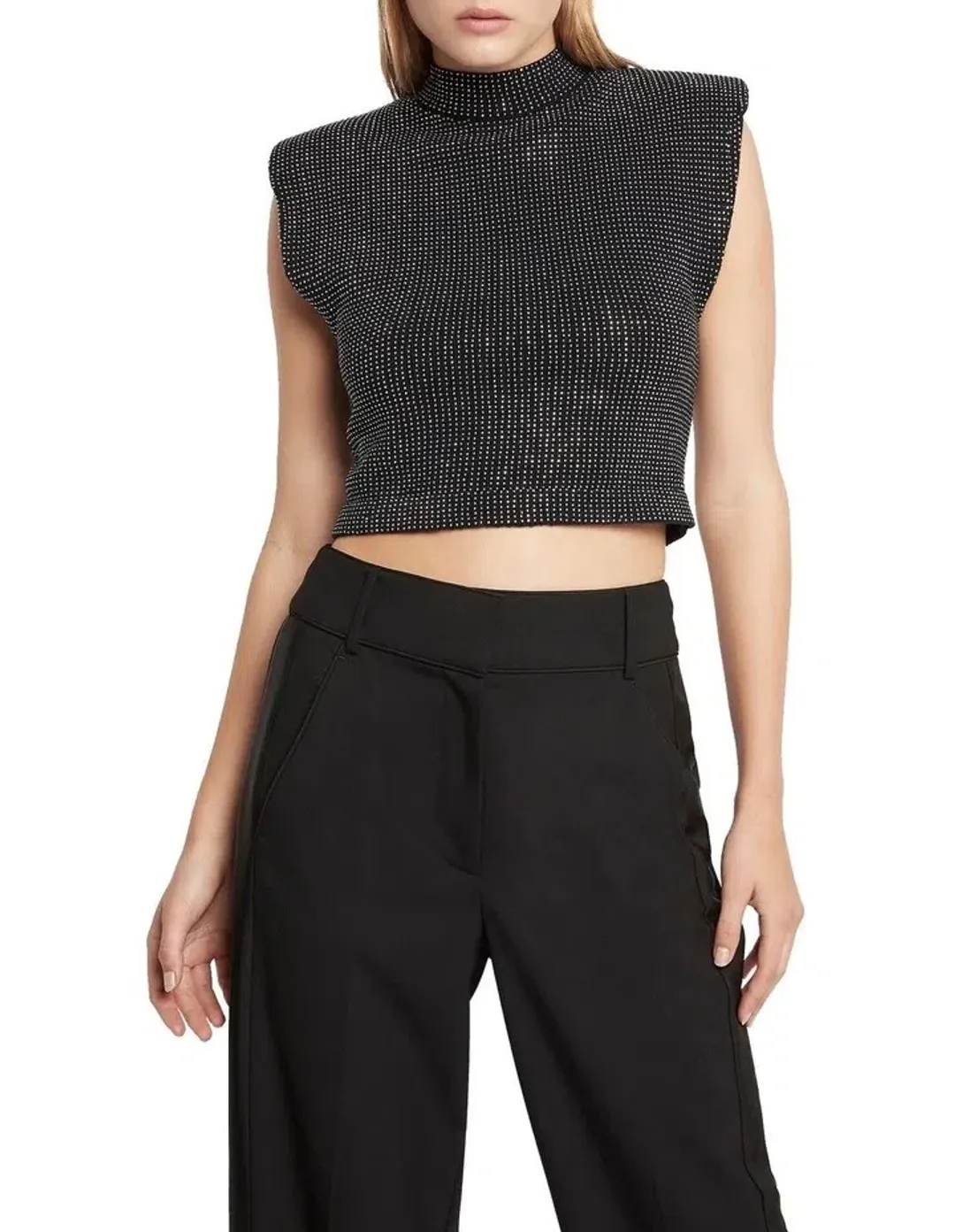 Sass & Bide 7 Years Of Luck Knit Top and Pants Set Black Size 8 for rent on The Volte - main image