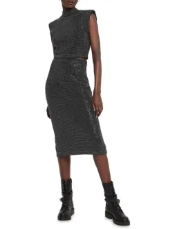 Sass & Bide 7 Years Of Luck Top and Skirt Set Black Size 8 for rent on The Volte - image 1