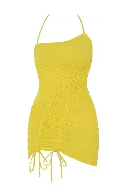 House of CB Swing It On Mini Dress Yellow Size 8 for rent on The Volte - image 4