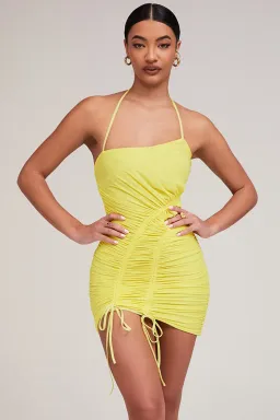 House of CB Swing It On Mini Dress Yellow Size 8 for rent on The Volte - image 1