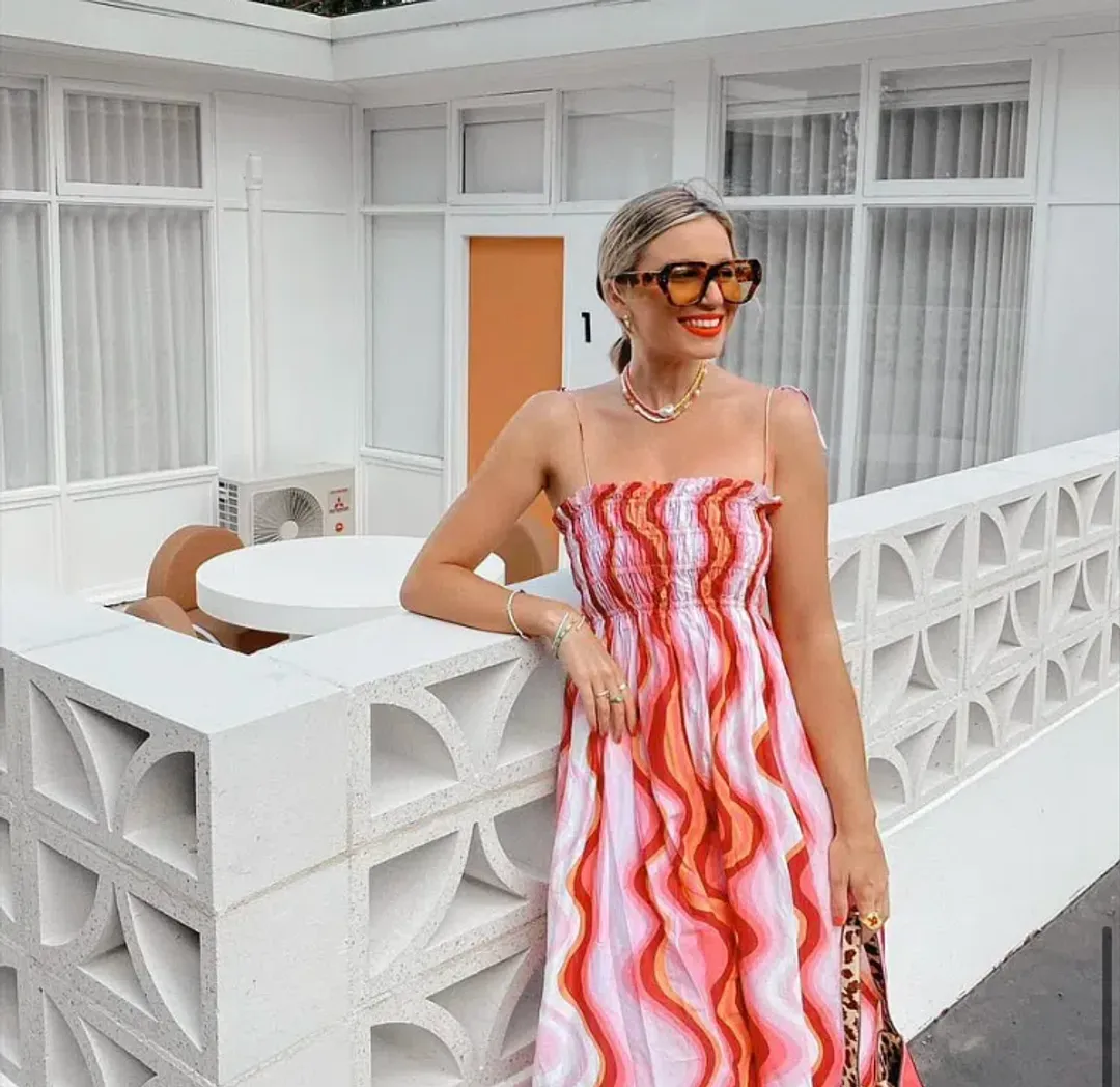 Steele Mirabella Dress Groovy Size 8 for rent on The Volte - main image