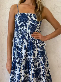 Shona Joy Diana Midi Dress Print Size 6 for rent on The Volte - image 5