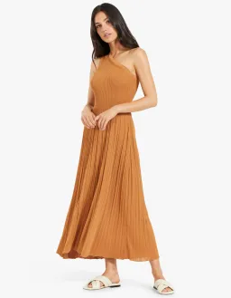 Zimmermann The Andie Midi Dress Tan Size 8 for rent on The Volte - image 1