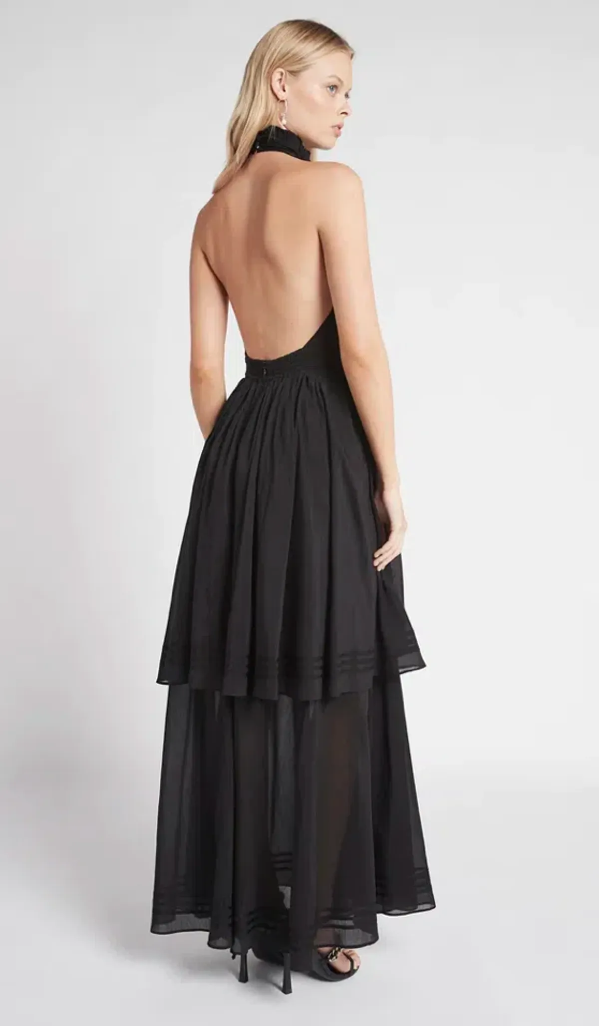 Aje Bungalow Sienna Dress Black Size 12 - Image 2