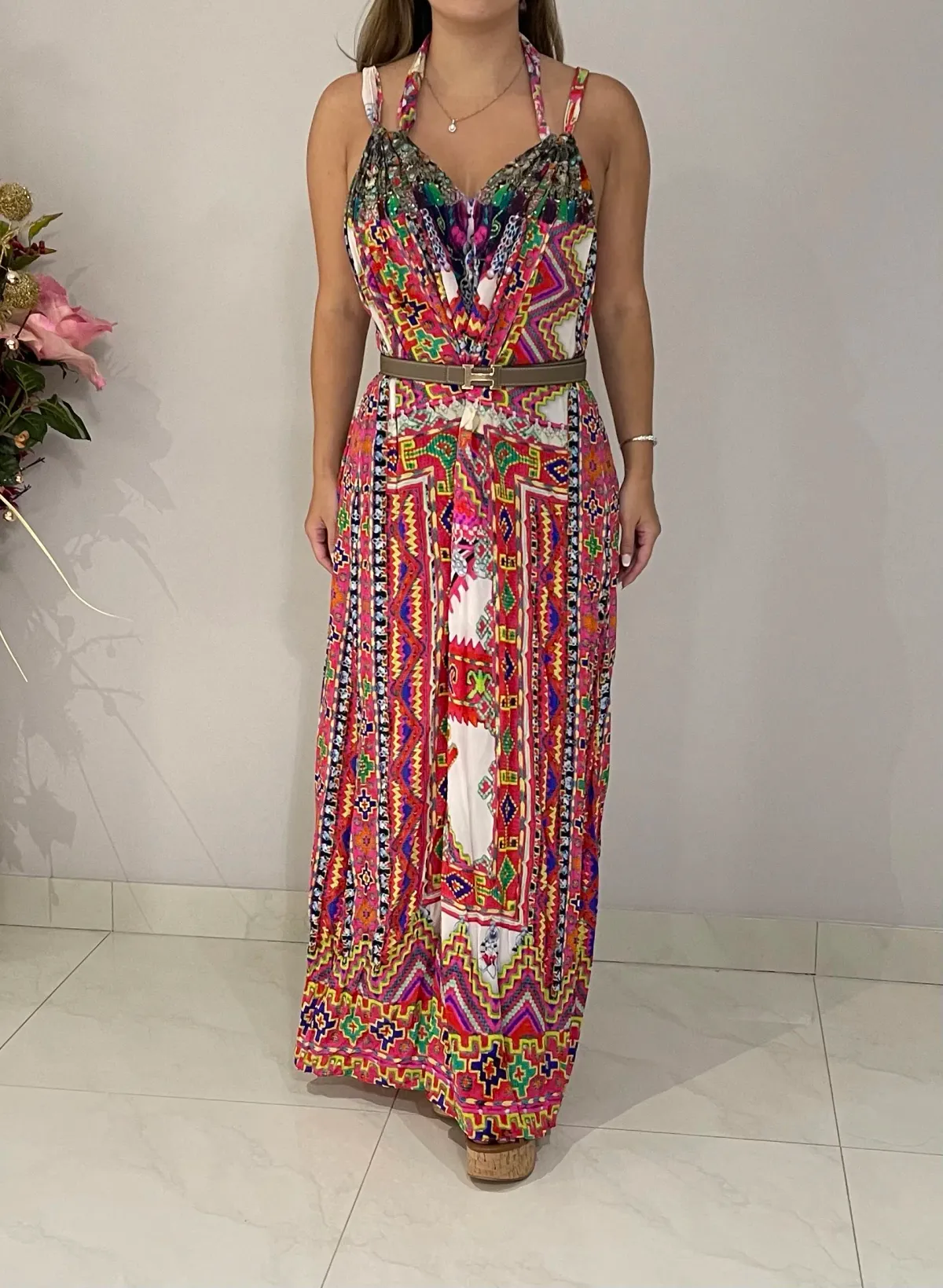 Camilla multi-way drawstring dress one size - Image 1