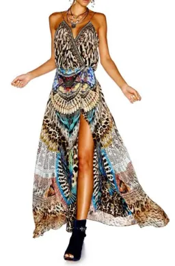 Camilla Fan of the Wild Wrap Dress Print Size 1 for rent on The Volte - image 1