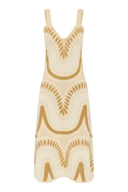 Alice McCall Windswept Midi Dress Yellow Size 6 for rent on The Volte - image 3