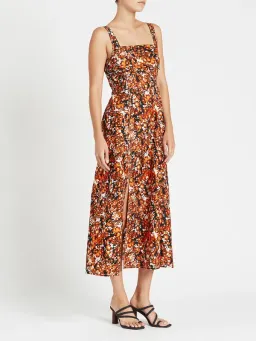 Camilla and Marc Asterid Midi Dress Print Size 10 for rent on The Volte - image 3