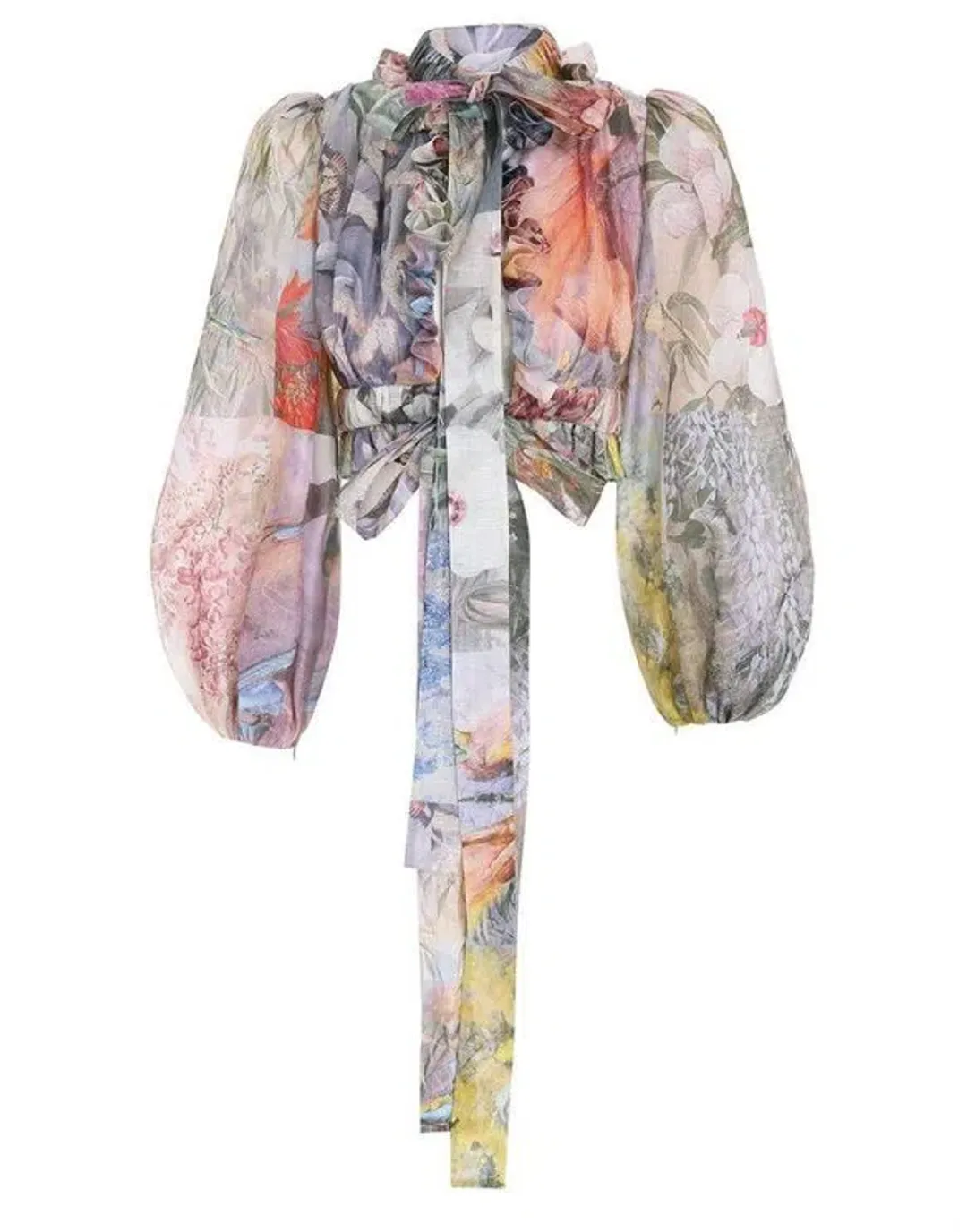 Zimmermann Botanica Crop Bodice Book Print Size 1 / Au 10 for rent on The Volte - main image