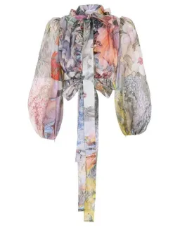 Zimmermann Botanica Crop Bodice Book Print Size 1 / Au 10 for rent on The Volte - image 4