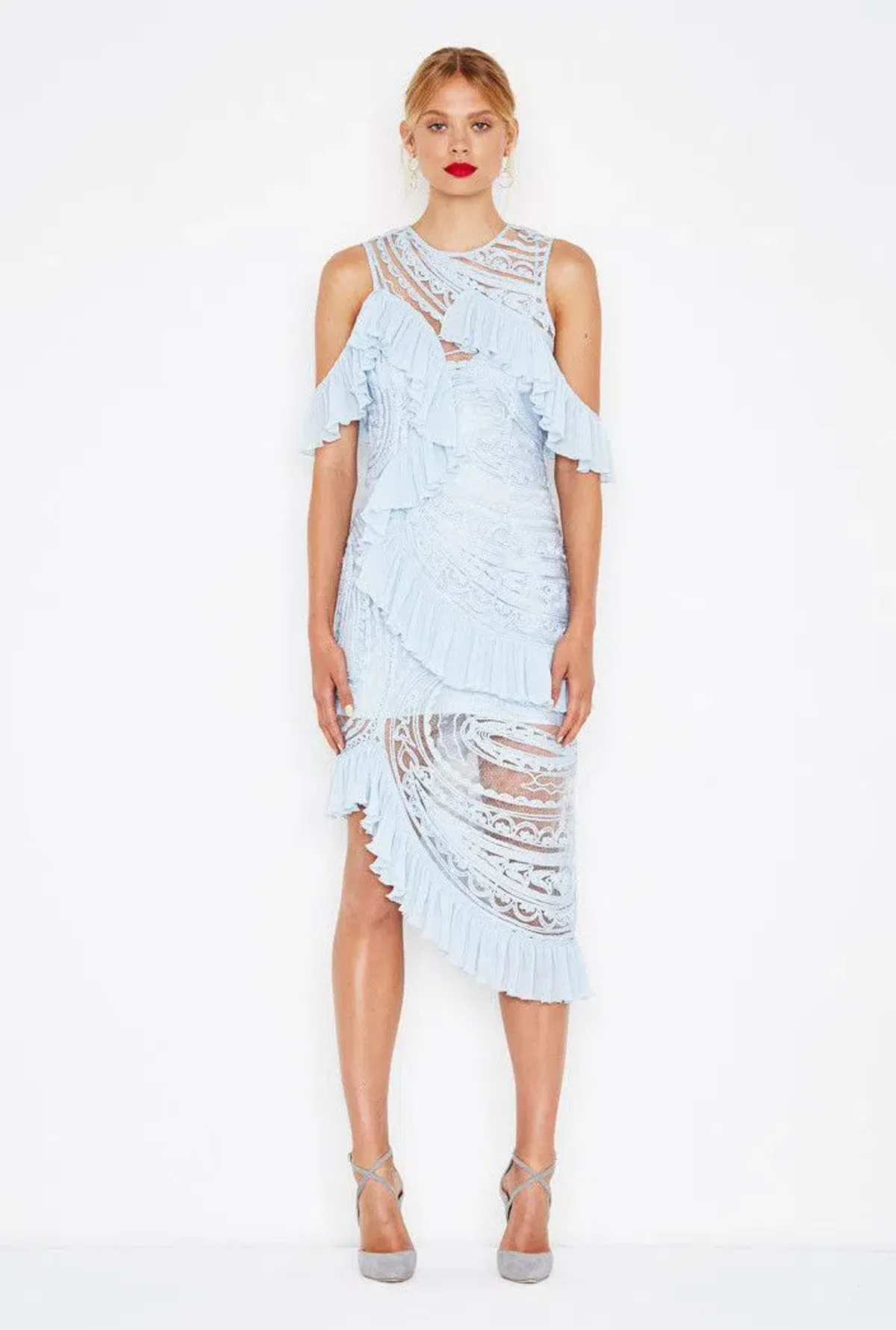 Alice Mccall Love Me Like You Do Dress Ice Blue Size 6 for rent on The Volte - main image