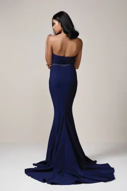 Elle Zeitoune Arianna Dress Navy Size 8 for rent on The Volte - image 2